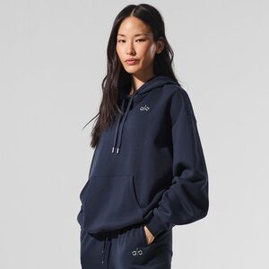 ALO Navy Accolade Hoodie